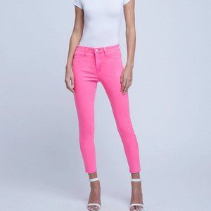 PAIGE hot pink skinny jeans